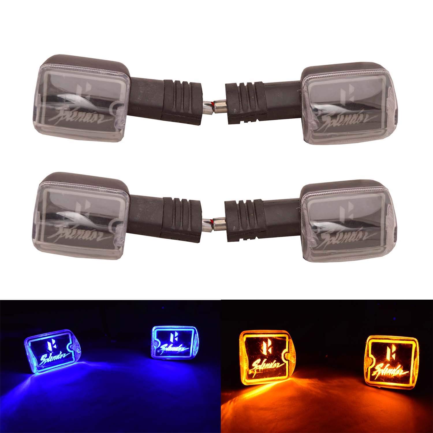 Hero Splendor Bike Indicators Light Pack of 4 Indicators Colors