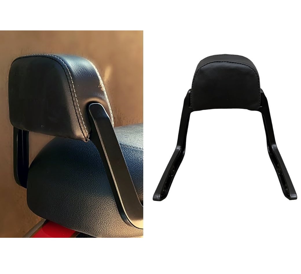 Royal Enfield Reborn Classic 350 Backrest with Black Cushion Pillion Back  Rests » Autosparehub